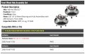 Front Wheel Hub Bearing Assembly Set Of 2-6-lug Compatible With 2004-2005 Ford F-150 4wd Up To 11 28 2004 Vehicle Production