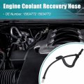 X Autohaux Radiator Surge Tank Outlet Hose 15834772 15834773 For Cadillac Escalade Chevrolet Avalanche Silverado Suburban Tahoe