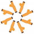Aintier 4 Holes 8 Pcs Gasoline Fuel Injectors Set 0280155857 Fit For 1999-2000d Crown Victoria 99d For E-350 Econoline Club