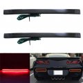 Nslumo Led Rear Bumper Reflector Lights For 2014 2015 2016 2017 2018 2019 Chevy Corvette C7 Reflectors Light Kit Smoked Lens