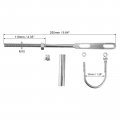 Uxcell U-bolt Pipe Clamp With M10 Expansion Screw Fit 1-9 16 40mm Supports 250mm Long Adjustable Bracket For Gas Pipeline