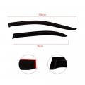 Ocpty 4pcs Side Window Deflector Rain Shade Visors Fit For 2003-2008 Toyota Corolla Tape On Visor
