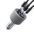 60w Car Adapter For Starlink Mini 12v To 24v Step Up Converter 3 In 1 Dc5521 Usb C Pd And A Ports Aluminum Housing Rv Truck 