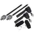 6pcs Front Inner Outer Tie Rod Ends Kit Suspension Steering End Ford Explorer 2006-2010 For Sport Trac 2007-2010 Drag Link No 