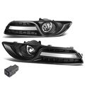 Nissan Sentra Pair Of Bumper Driving Fog Lights Switch Clear Lens