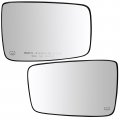 Ocpty Side View Mirror Glass Replacement Fit 2009-2018 For Dodge Ram 1500 2500 Left And Right Oe 68050299aa 68079363aa Pl