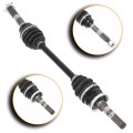 Cv Axle Shaft Assembly 59266-0034 For Kawasaki Mule 2510 3010 4010 Trans Front Left Right Cr-moly Steel Axles With Neoprene 