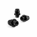 Stancemagic 24 Pcs Black Mag Style Lug Nuts With Washer 12mm X 5 12x1 Threads 1 5 Length 21mm Or 13 16 Hex For 6lug Lexus