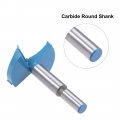 Uxcell Forstner Drill Bits 50mm Tungsten Carbide Wood Hole Saw Auger Opener Woodworking Hinge Drilling Boring Bit Cutter Blue
