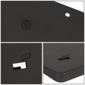 Factory Style Front License Plate Mounting Bracket Compatible With Toyota Corolla Se Xse 2020 Matte Black
