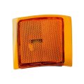 Side Marker Light For Chevy C2500 K2500 1994 To 2000 Front Driver Lower Amber Lens Plastic Replacement 