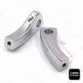 Smt Moto- 4 5 Chrome Motorcycle Handlebar Pullback Risers For Universal Bikes 1 Bar