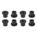 56pcs Rubber Grommets 1 8 3mm Drill Hole6 1 5mm Id Top Hat Grommet Black Silicone Plug Gasket For Wiring Automotive