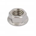 Uxcell 4pcs 3 8 -16 Unc Thread 304 Stainless Steel Hex Serrated Flange Nut Fastener