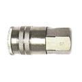 Interstate Pneumatics Ch640 3 8 Inch Industrial Steel Coupler 1 4 Female Npt 
