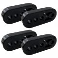 4 Pack Black Heavy Duty Rubber Exhaust Tail Pipe Mount Bracket Hanger Bushing Insulator 33 Length