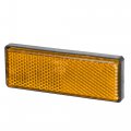 8 Pcs Rectangular Stick-on Safety Spoke Reflective Self Adhesive Reflector For Gate Posts Cars Trailer Motorcycle Trucks Boat