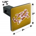 Rhode Island College Secondary Logo Tow Trailer Hitch Cover Plug Insert 1 4 Inch 25