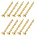 500pcs Small Hardware Nails 1 X 14mm Carbon Steel Round Head Common Finishing Nail For Household Woodworking Picture Hanging 
