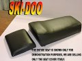 New Replacement Seat Cover Fits Ski Doo Nordik 50 1988-91 Skidoo Black Ski-doo 959