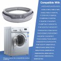 Mds47123608 Washer Door Boot Gasket Compatible With Lg Kenmore Washing Machine Front-load Tub Below Seal Replace Wm4070hva Hwa