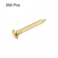 Uxcell Small Tiny Hardware Brass Nails 1 2mmx10mm Dxl For Diy Wooden Boxes Accessories 200pcs