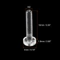 Uxcell M2x10mm Plastic Phillips Bolts 100pcs Pc Pan Head Machine Screws Transparent