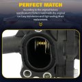Ocpty Thermostat Housing Assembly Engine Coolant For Volvo C30 2007-2013 For C70 2006-2013 S40 2004-2011 S60 2004-2009
