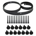 Rubber Car Front Fascia Bumper Hood Seal And Rivets For 2008-2019 Dodge Challenger 68051392ab 68051392aa 