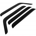 Ocpty Window Visors Fits For 2007-2017 Jeep Wrangler Tape-on Rain Guards Side Deflectors 4 Pieces 2pcs Front Doors And Rear