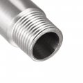 Uxcell Shower Head Extension Arm Stainless Steel 1 2pt Male To Female Thread 50mm Length Cast Pipe Fitting Coupler 2pcs