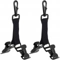 Firefighter Glove Strap Safety Holder 2 Piece Adjustable Work Belt Clips For Police And Rescue Black 