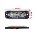 12pcs Amber White Ultra Slim 12w 4-led Warning Emergency Construction Strobe Lights For Car Truck Jeep 4x4 Atv Utv Suv Van