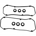 Valve Cover Gasket Set For Mitsubishi Galant 1999 To 2009 Permadryplus Rubber Material With Molded And Spark Plug Tube Seals Of 