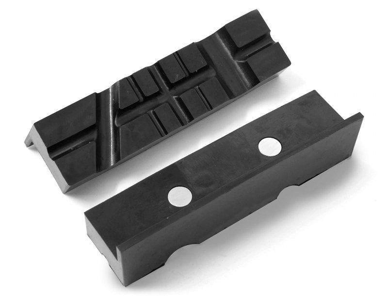 Wen Vjt404 4-inch Universal Soft-grip Magnetic Vise Jaw Pads Two Pack