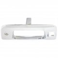 Gmc Sierra 2500 3500 Hd Tailgate Handle Bezel 2007-2014 Outside W Cam Key Hole Chrome Plastic Gm1915136 22755304