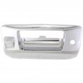 Gmc Sierra 2500 3500 Hd Tailgate Handle Bezel 2007-2014 Outside W Cam Key Hole Chrome Plastic Gm1915136 22755304 
