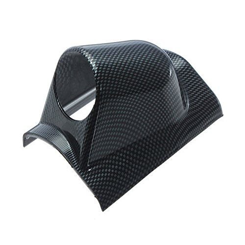 Carbon Fiber Single Hole Car Gauge Pod Holder Universal 2 In 52mm Dash Mount For Auto Truck Boat Motorcycle Vehicles Cxcgc11-t