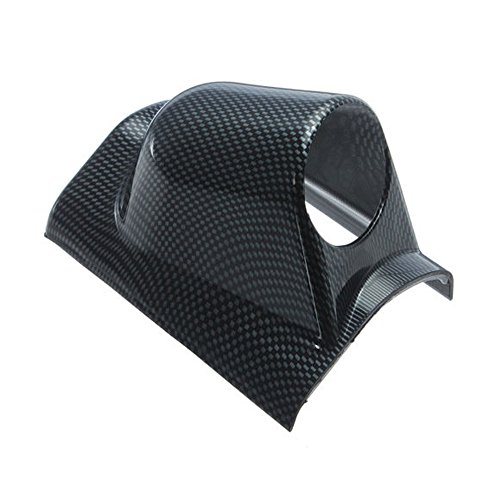 Carbon Fiber Single Hole Car Gauge Pod Holder Universal 2 In 52mm Dash Mount For Auto Truck Boat Motorcycle Vehicles Cxcgc11-t