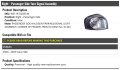 Right Passenger Side Halogen Turn Signal Assembly Corner Fender Mounted Compatible With 2000-2003 Volvo S80