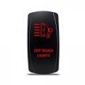 Ch4x4 Rocker Switch Off-road Lights Symbol Red Led