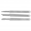 Terminal Cleaner Set 3pcs Cleaning Tool Auto Repairing Hardware For Small Electrical Spade Pin Connector