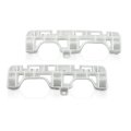 Bumper Brackets Front Driver And Passenger Side For Lexus Nx200t Submodel Base F Sport 2015-2017 Fit Nx300h White Lx1043114 