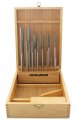 Accusize Indtrial Tools 14 Pc Over And Under Size H S S Chucking Reamer Set 0 12 Thru 0 5010 In Fitted Case 5500-sx00