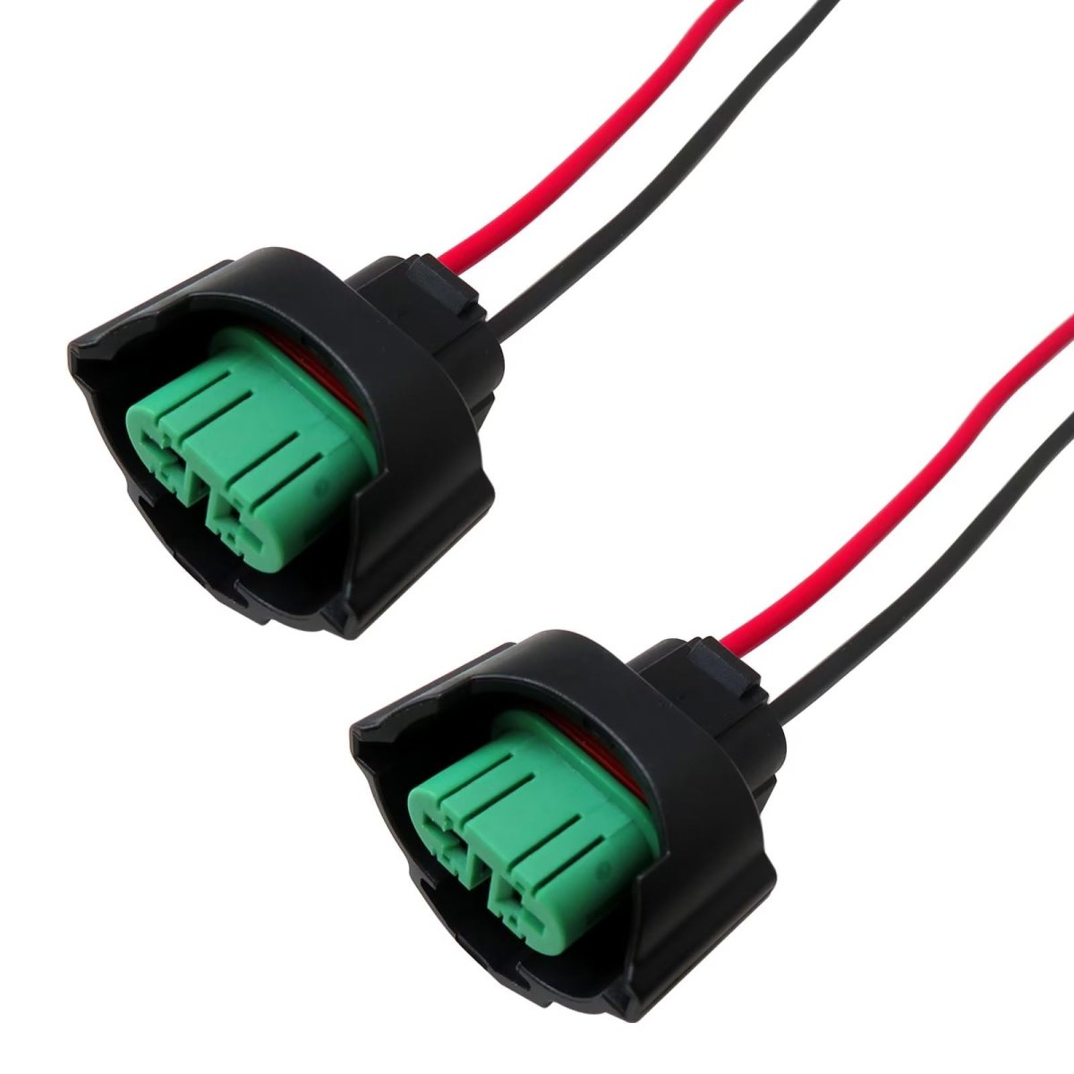 Premium Upgraded 2pcs Wire Pigtail Female C H11 Two-beam Headlight Low Beam Bulb Plug Connector For 2015-2021 Honda Civic