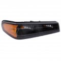 Front Signal Corner Light Assembly Passenger Side For 2004 To 2012 Chevy Colorado And Gmc Canyon Black Housing With Bulbs Dot 