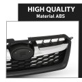 Front Bumper Grille Honeycomb Grill For Subaru Impreza 2012 2013 2014 Black Abs Plastic Replacement Part 91122fj000 Su1200158