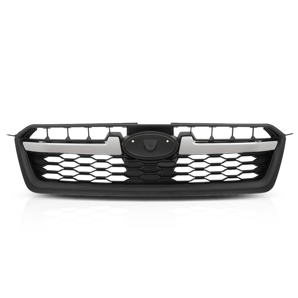 Front Bumper Grille Honeycomb Grill For Subaru Impreza 2012 2013 2014 Black Abs Plastic Replacement Part 91122fj000 Su1200158