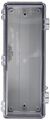 Bud Industries Nbf-32408 Plastic Outdoor Nema Economy Box With Clear Door 10-5 8 Length X 3-59 64 Width 2-3 4 Height Light Gray 