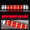 Auto Dynasty Dual Row Led Rear High Mount Chrome Housing 3rd Tail Brake Light Cargo Lamp Compatible With Toyota Tundra 07-18